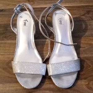 Silver Fioni heels